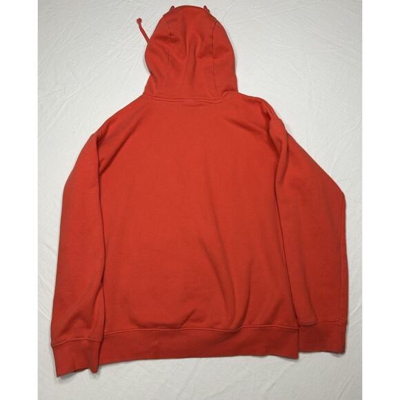 Salem7 Horned Hoodie Sweatshirt Orange Embroidered Logo size Small - Picture 3 of 3